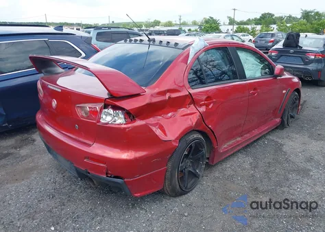 2008 Mitsubishi Lancer Evolution Gsr из США, поврежденный, VIN JA3AW86V58U048553